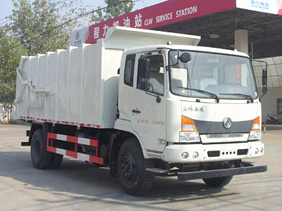國五東風(fēng)嘉運(yùn)壓縮式對接垃圾車